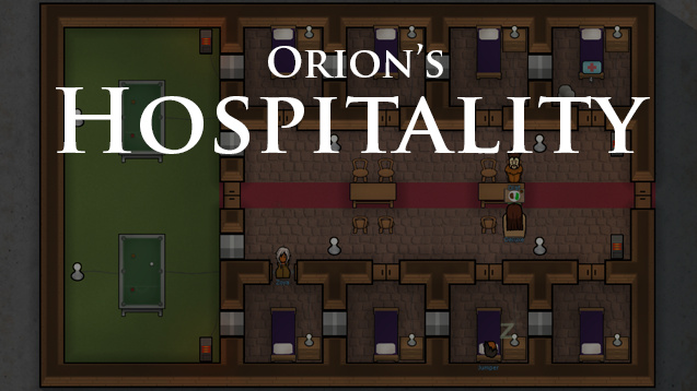 個室の客用ベッド、中央の食堂、左側のビリヤード室があるOrionの元MOD「Hospitality」のプレビュー