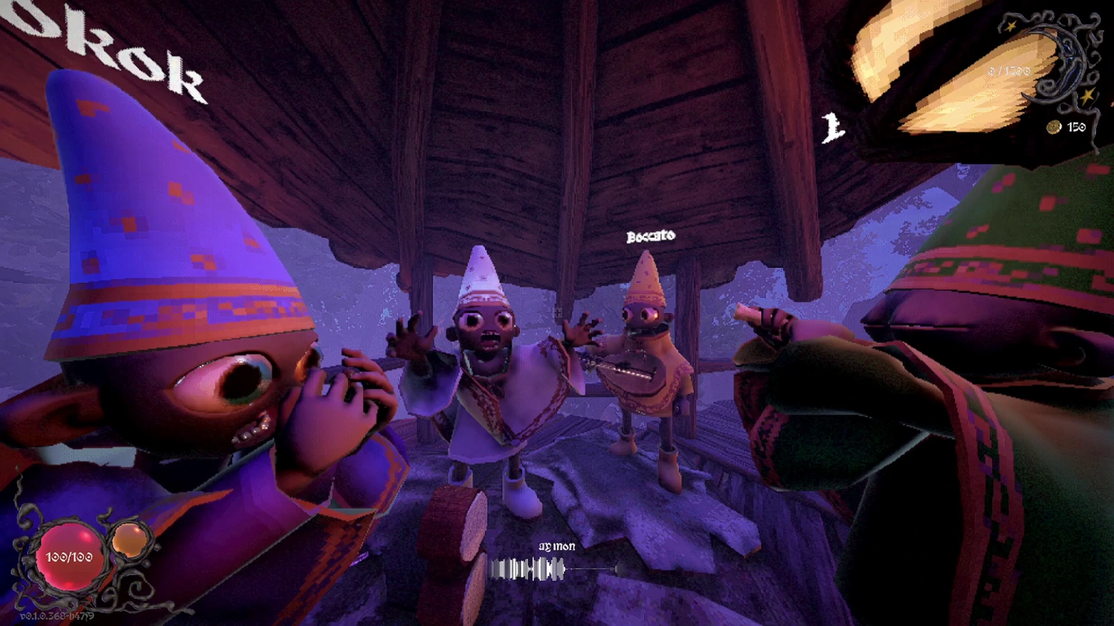 複数の魔法使いで集まって遊ぶYAPYAPのゲーム画面